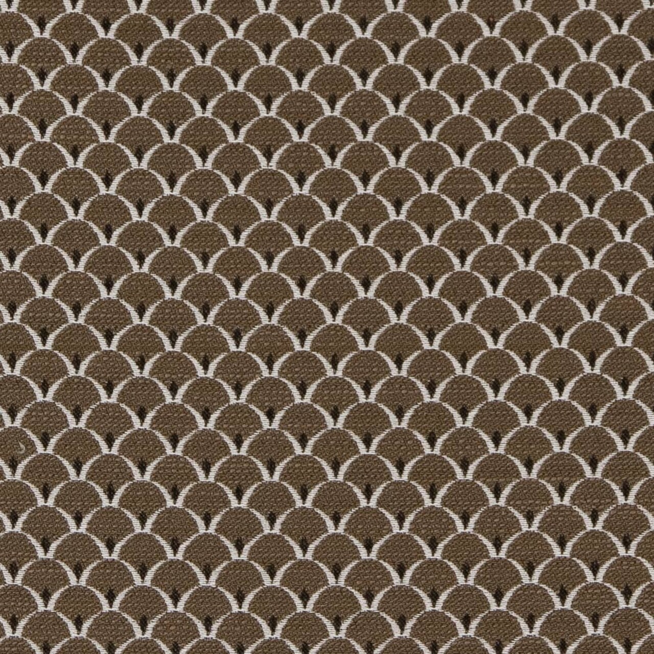 Truffle Scales - Brown Small Scale Upholstery Fabric 54 Inches"
